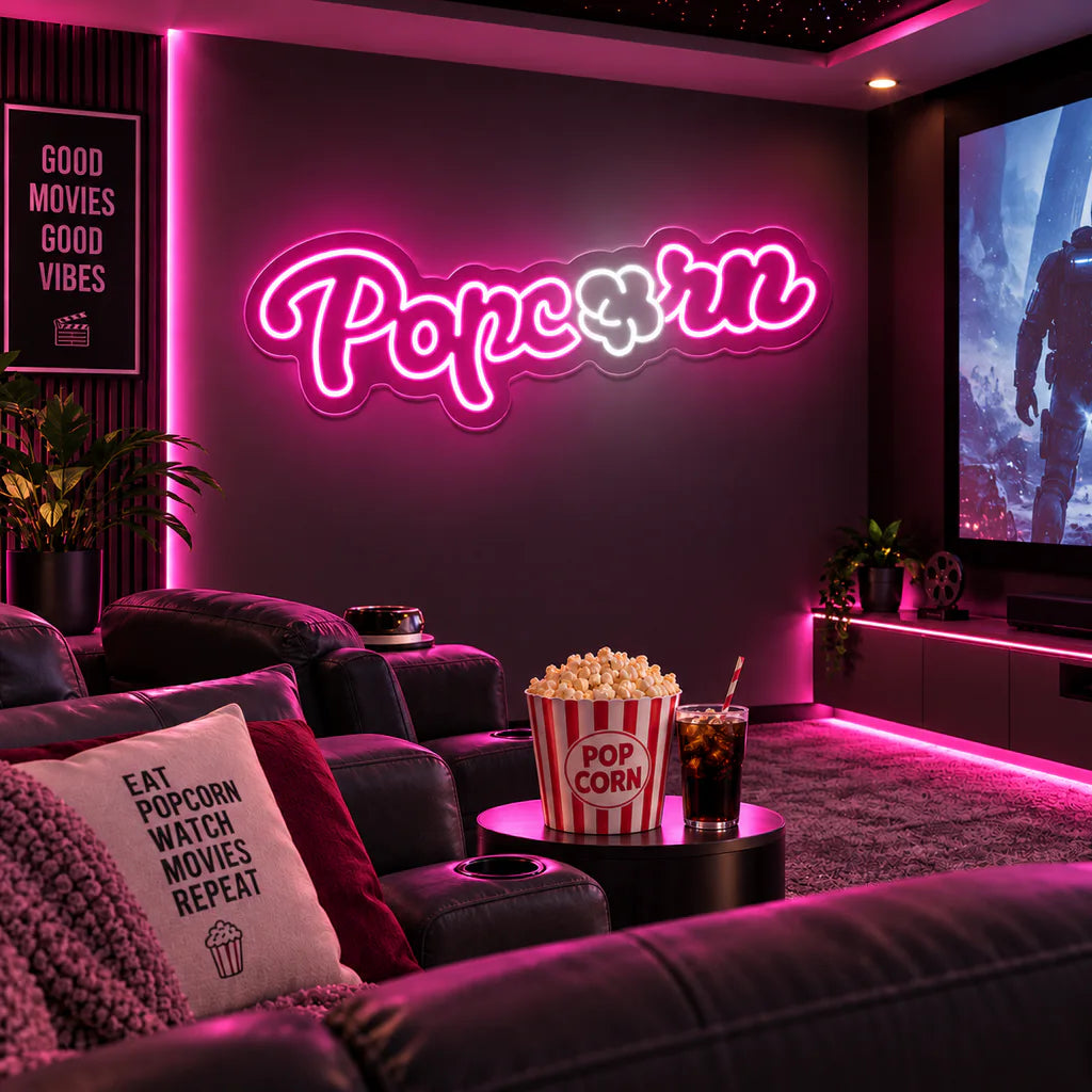 Popcorn Neon Sign