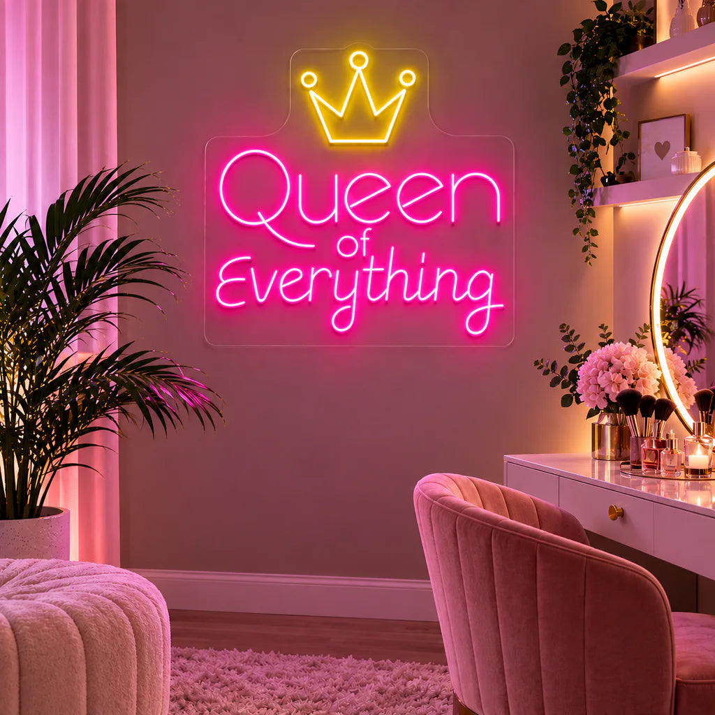 Queen of Everything Neon Sign