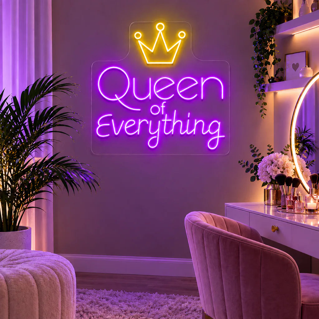 Queen of Everything Neon Sign