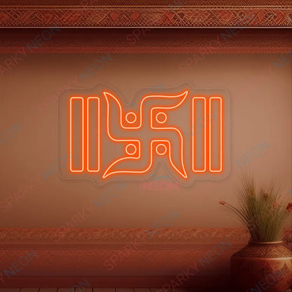 Swastik Neon Sign