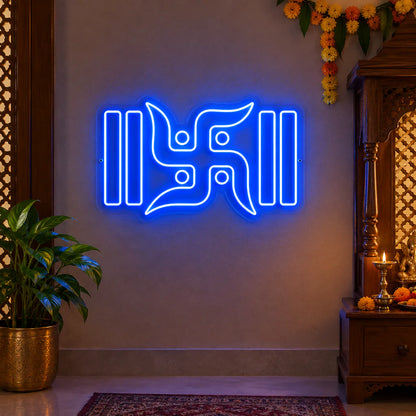 Swastik LED Neon Light