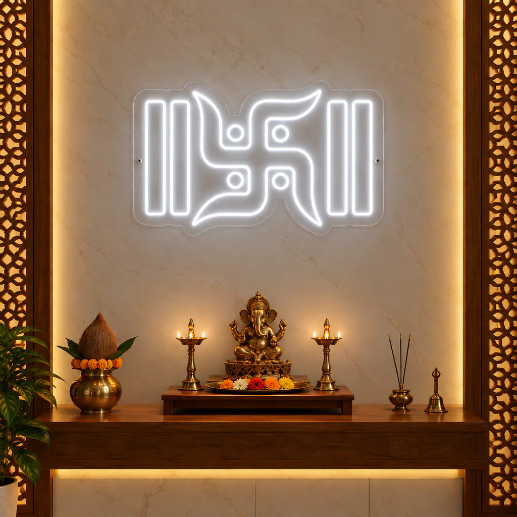 Swastik LED Neon Light