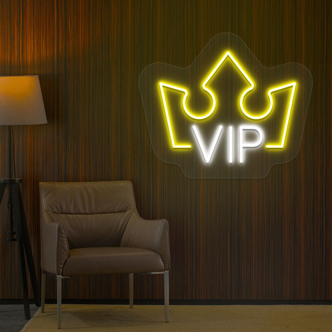 VIP Room Lounge Neon Sign
