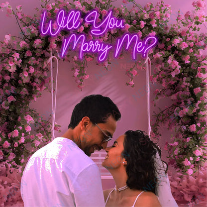 Will You Marry Me Neon Sign