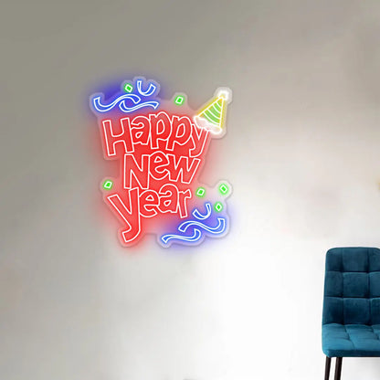 Happy New Year Neon Sign