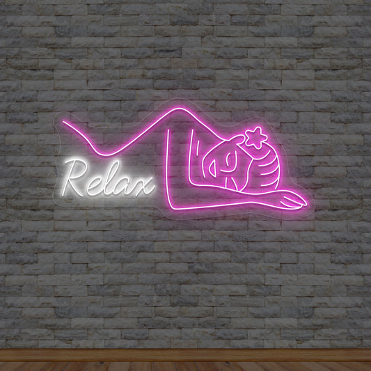 Relax Neon Sign 