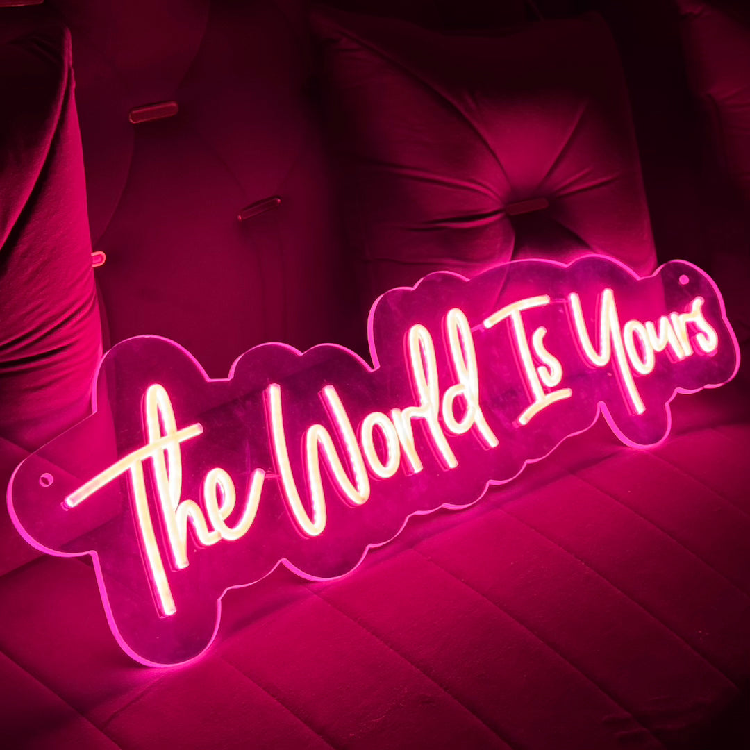 word is your neon sign