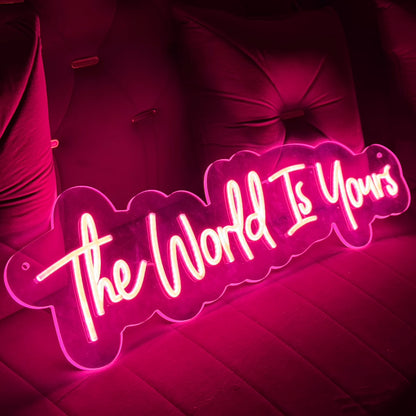 word is your neon sign