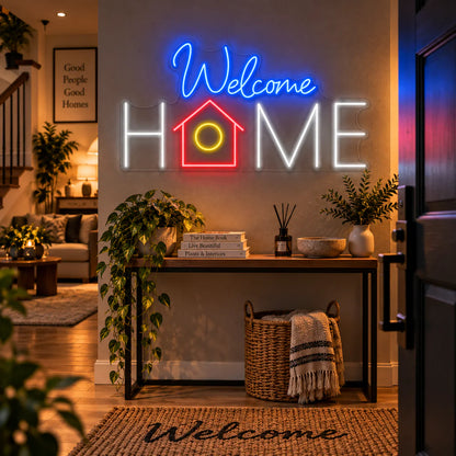 Welcome Home Neon Sign Led Light