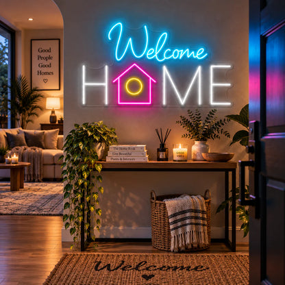 Welcome Home Neon Sign Led Light